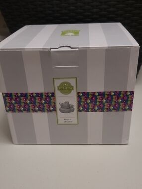 Scentsy White Bird Warmer In Box BIRDS OF A FEATHER
